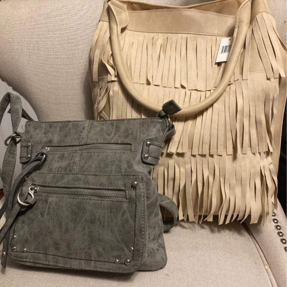 Crossbody and NWT Fringe Shoulder bag